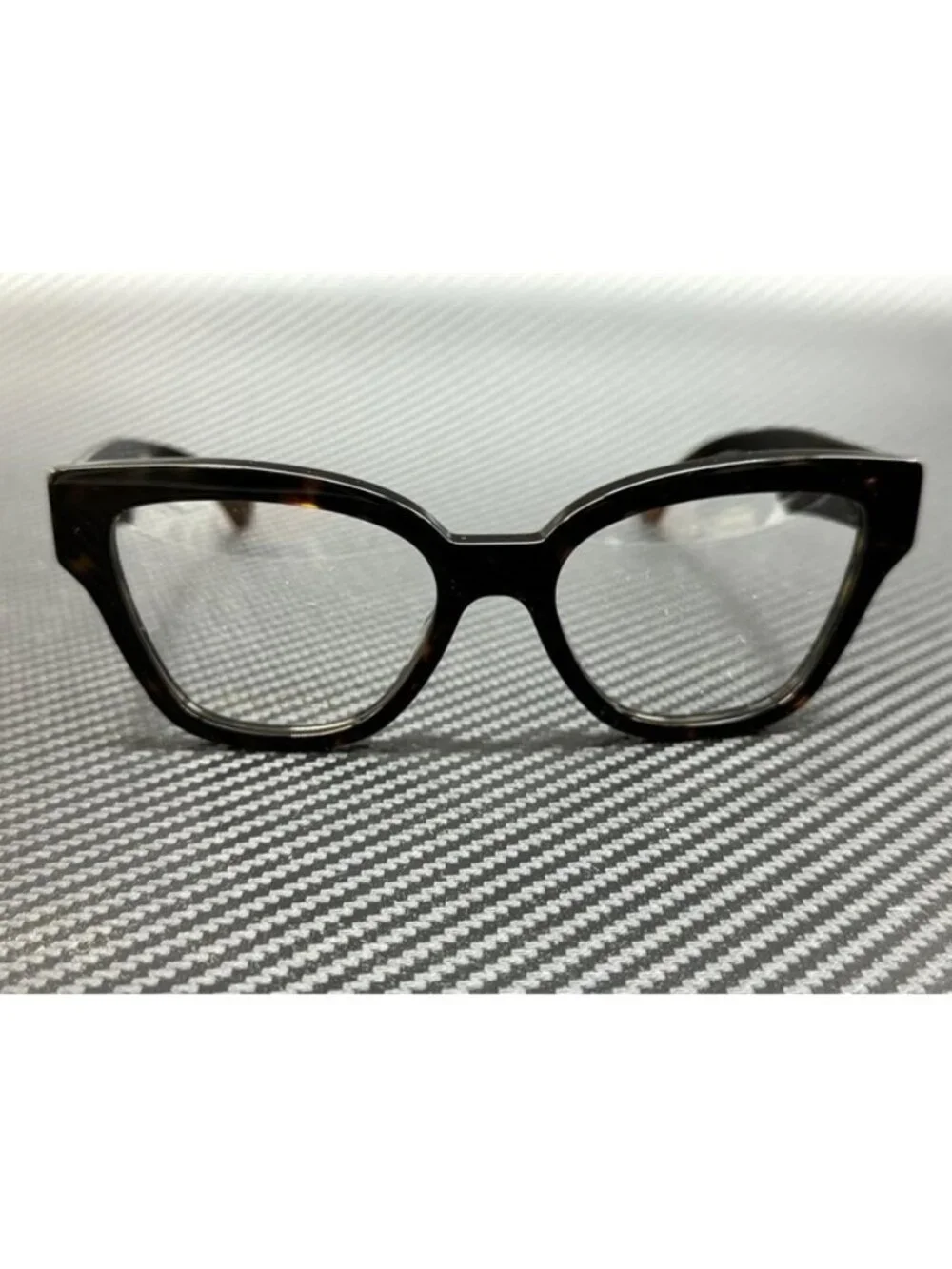 New Gucci Women Brown Havana Eyeglasses 54-18-145
